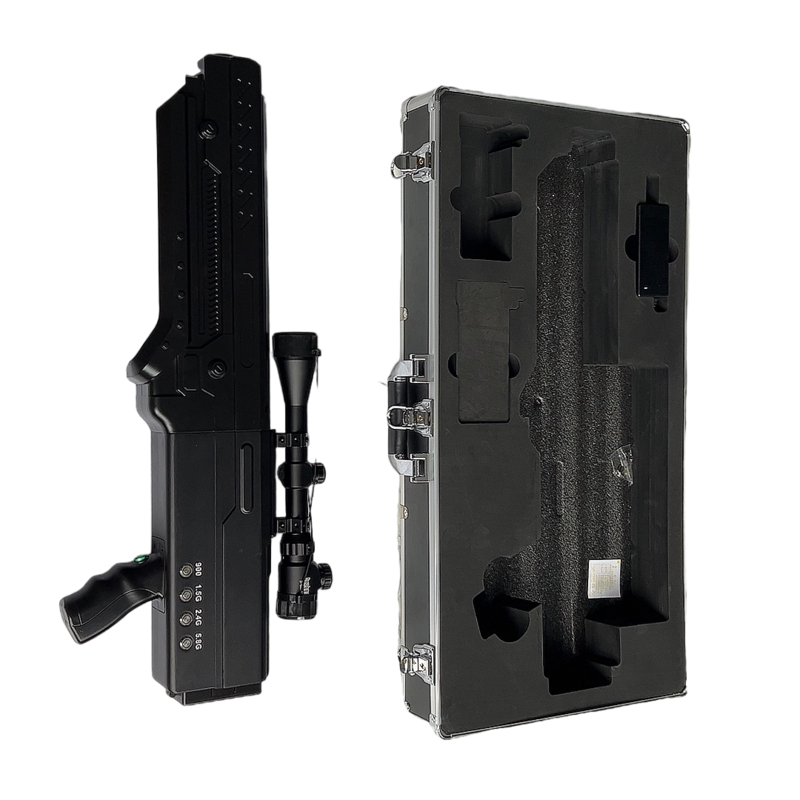  白银手持便携式枪型低空防御反制四通道A型