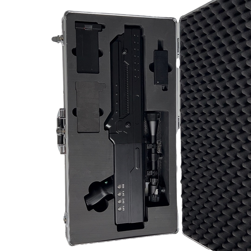  白银手持便携式枪型低空防御反制四通道B型